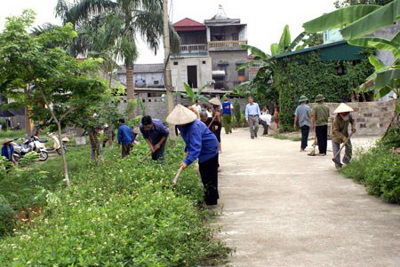 Xây dựng nông thôn mới: Lan tỏa những hành động xanh